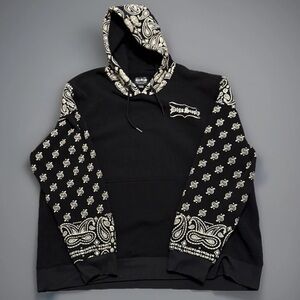 Snoop Dogg Hoodie XL Black/White Hip Hop Graphic Sweatshirt Streetwear